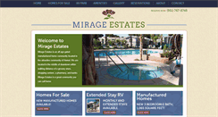 Desktop Screenshot of mirageestates.com